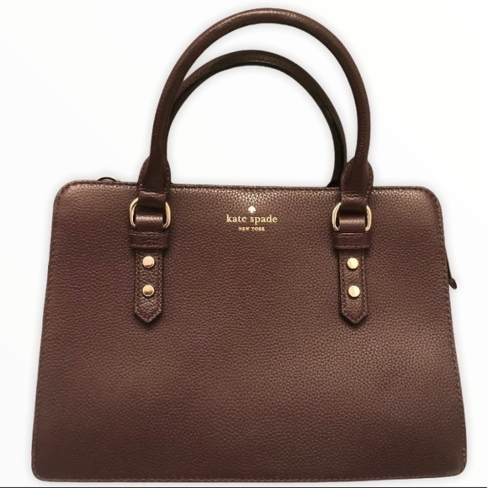 Kate spade burgundy tote bag